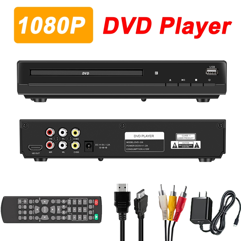 Home Cinema Dvd - DVD Player 1080P HD Discs Player