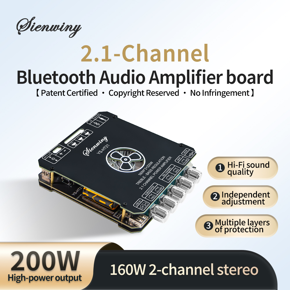 Home Cinema Bluetooth 5.1 - YS-HT21 Bluetooth 5.1 Audio Amplifier Board