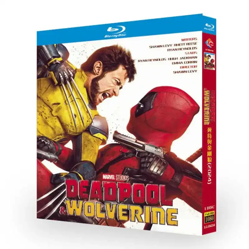 Home Cinema Dvd - Deadpool & Wolverine (2024) Blu-ray Disc