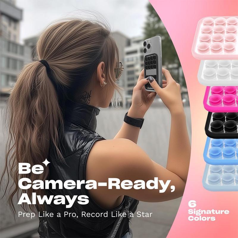Home Cinema Portable - Portable 24Pcs Square Suction Cups Phone