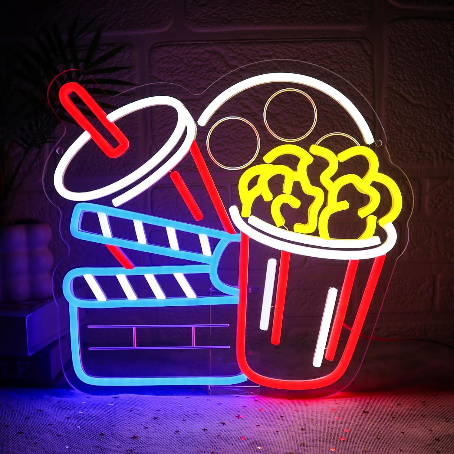 Cinema Neon Sign Art Wall Ligh - Home Cinema Wall Lights review and price
