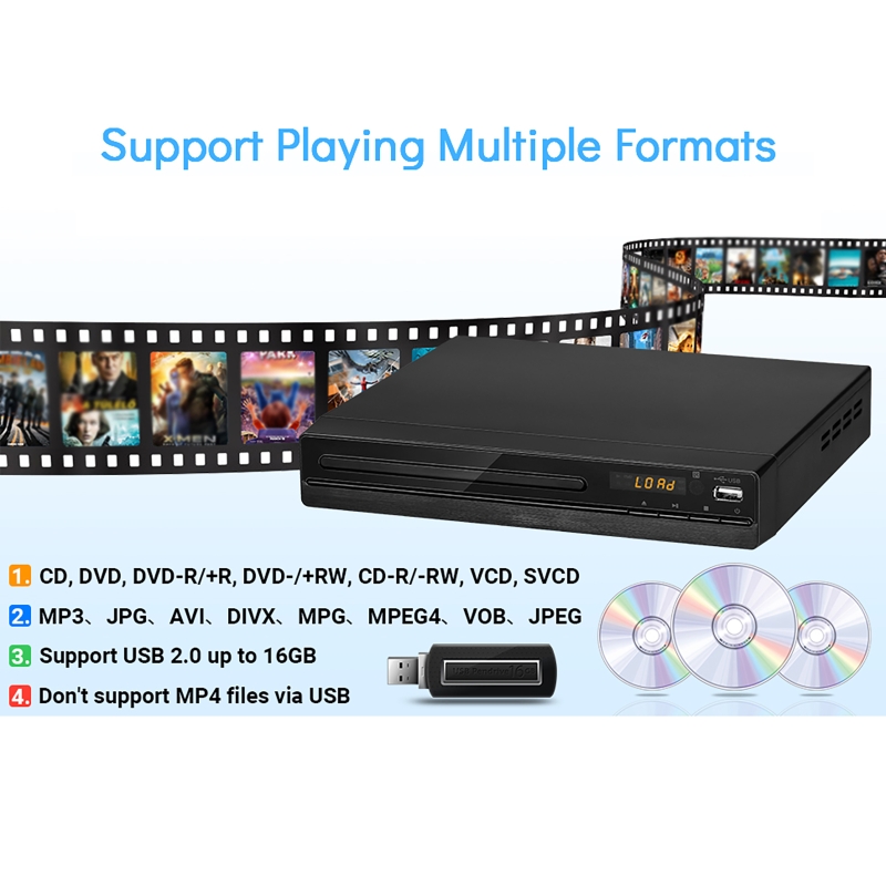 DVD Player 1080P HD Discs Play - Home Cinema Dvd review and price