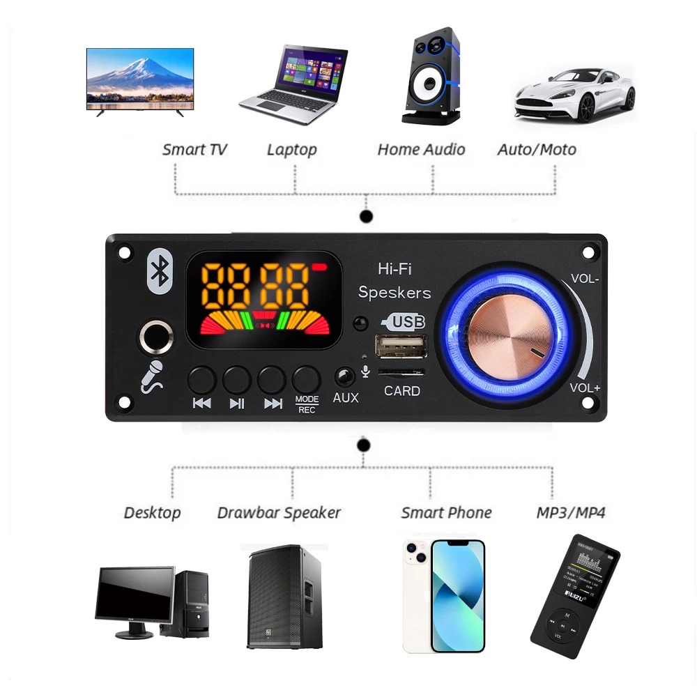 Bluetooth 5.1 MP3 Decoder Boar - Home Cinema Bluetooth 5.1 review and price