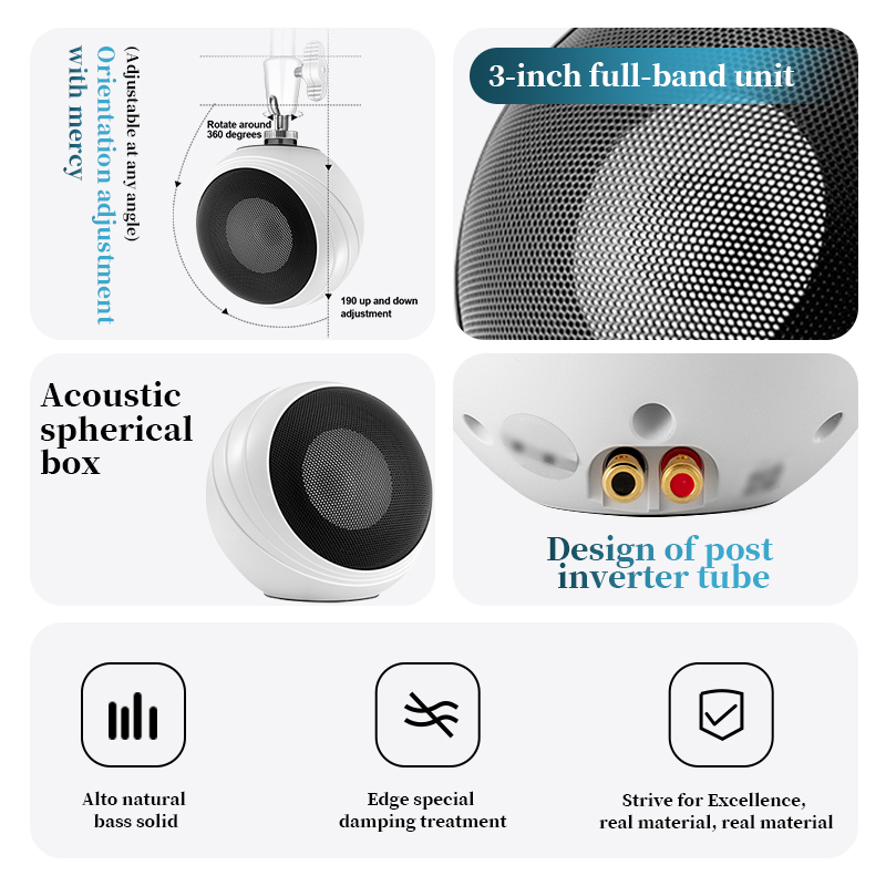 Oupushi ceiling mounted wall m - Wall Mount Speaker review and price