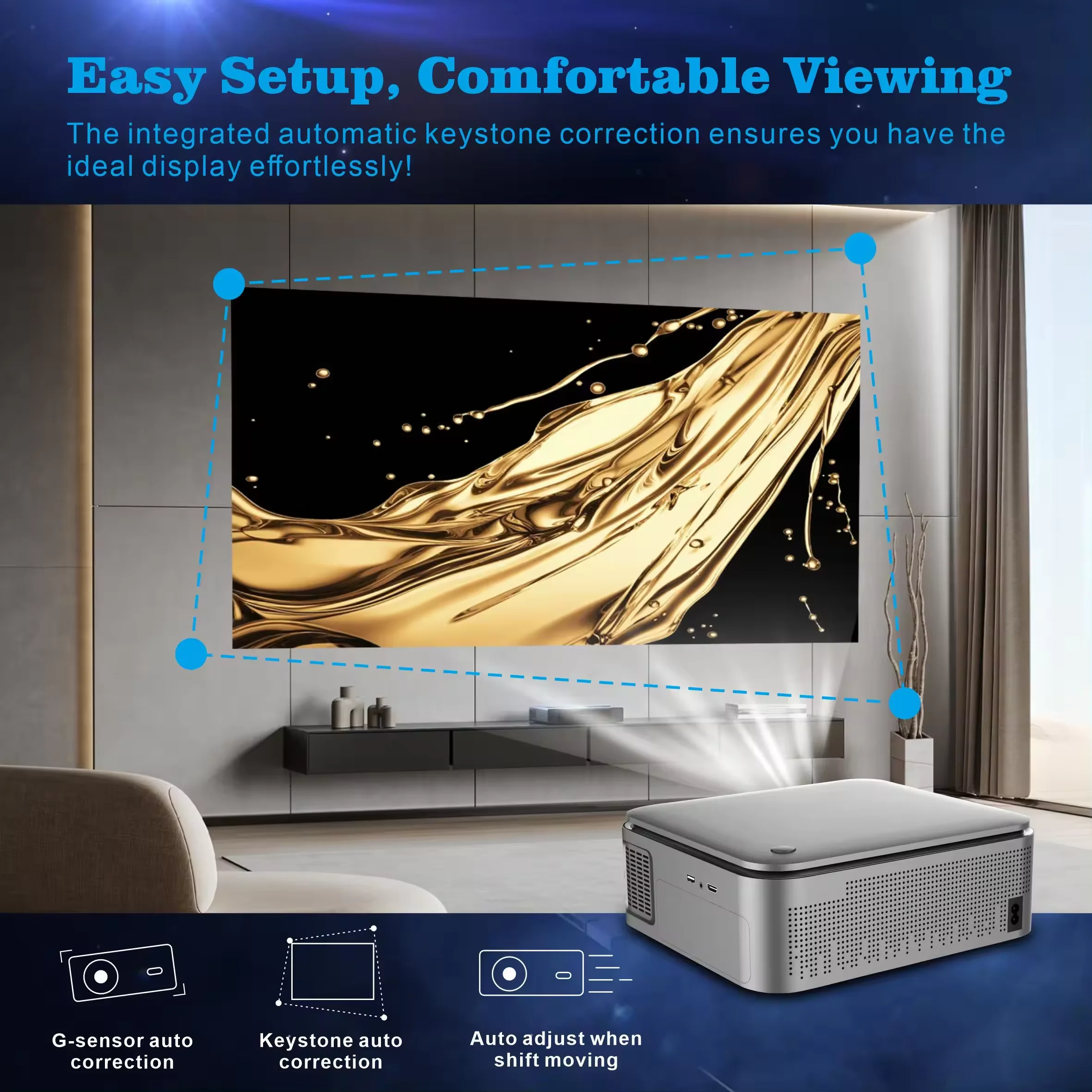 New HD 1080P Projector HY450 f - Home Cinema Portable review and price