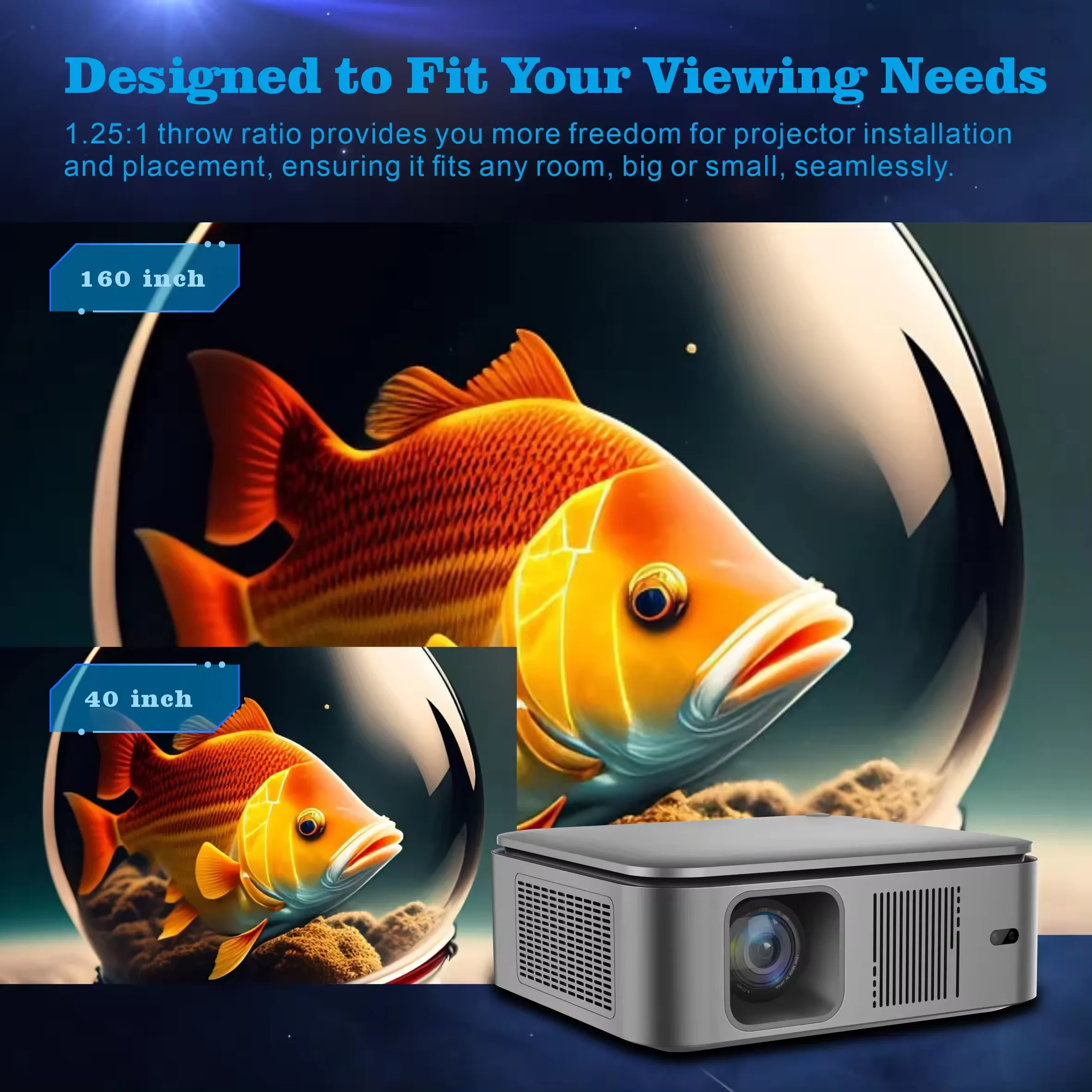 New HD 1080P Projector HY450 f - Home Cinema Portable review and price
