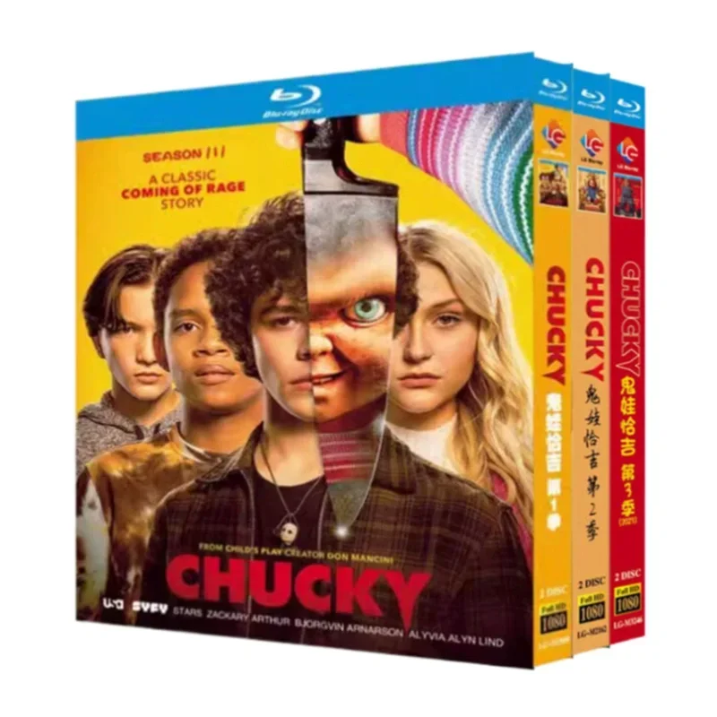 Chucky Season 1-3 Blu-ray Disc - Home Cinema Dvd review and price
