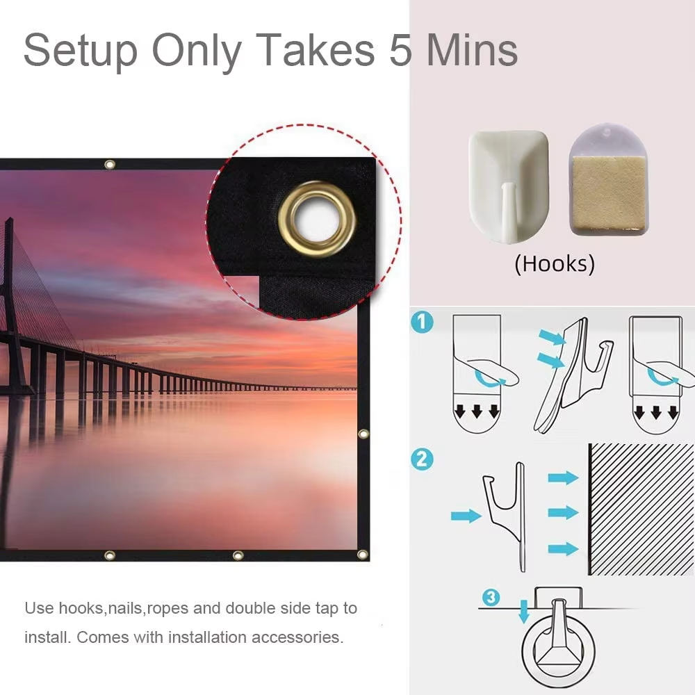 LEJIADA 4K Soft Screen Dual Si - Home Cinema Portable review and price