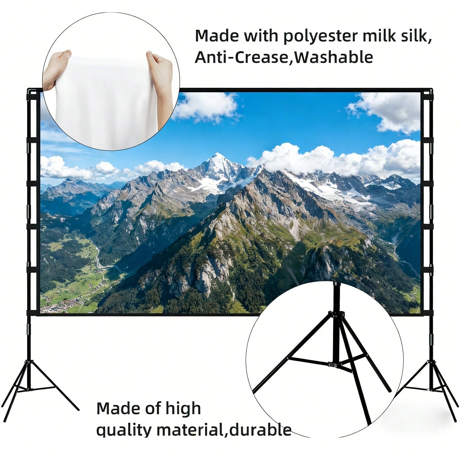 XBJ 100 Inch 4K Ultra HD Proje - Home Cinema Portable review and price