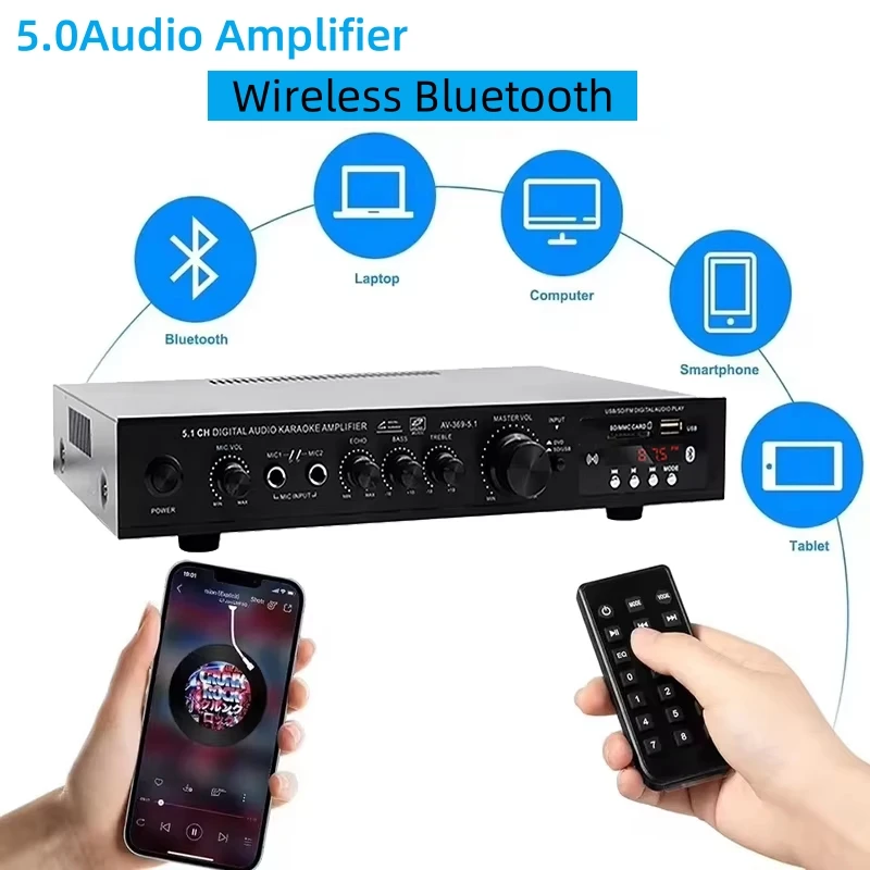 AV-369BT Bluetooth 5.1 Sound S - Home Cinema Bluetooth 5.1 review and price