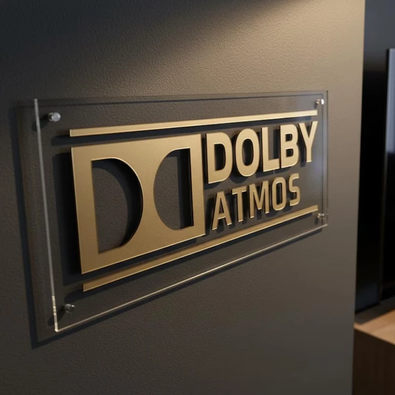 Dolby Atmos Sign: 3D Home Thea - Home Cinema Wall Lights review and price