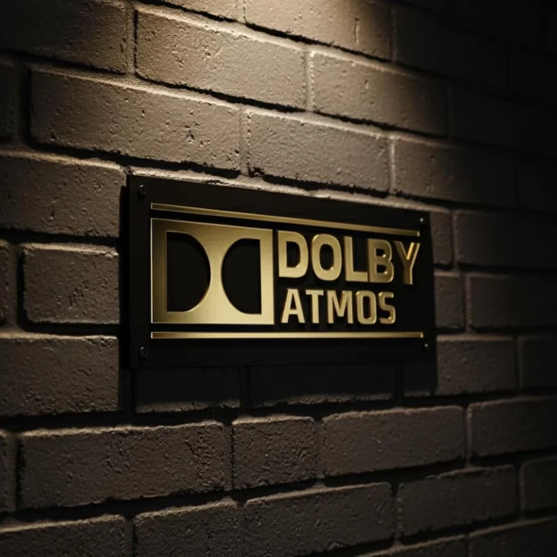 Dolby Atmos Sign: 3D Home Thea - Home Cinema Wall Lights review and price