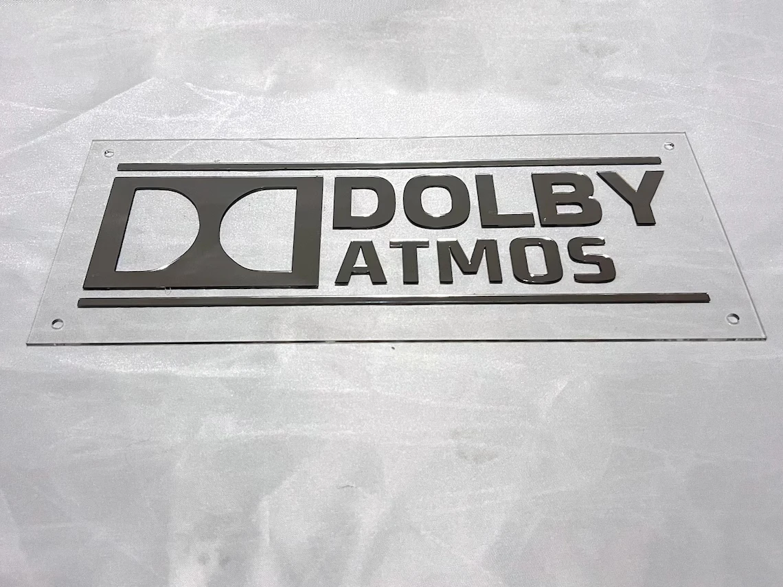 Dolby Atmos Sign: 3D Home Thea - Home Cinema Wall Lights review and price