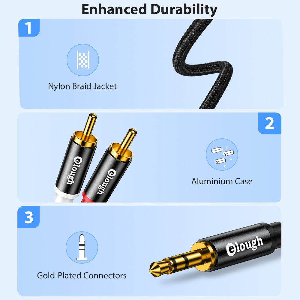 Elough RCA Cable AUX RCA Speak - Home Cinema Choice review and price