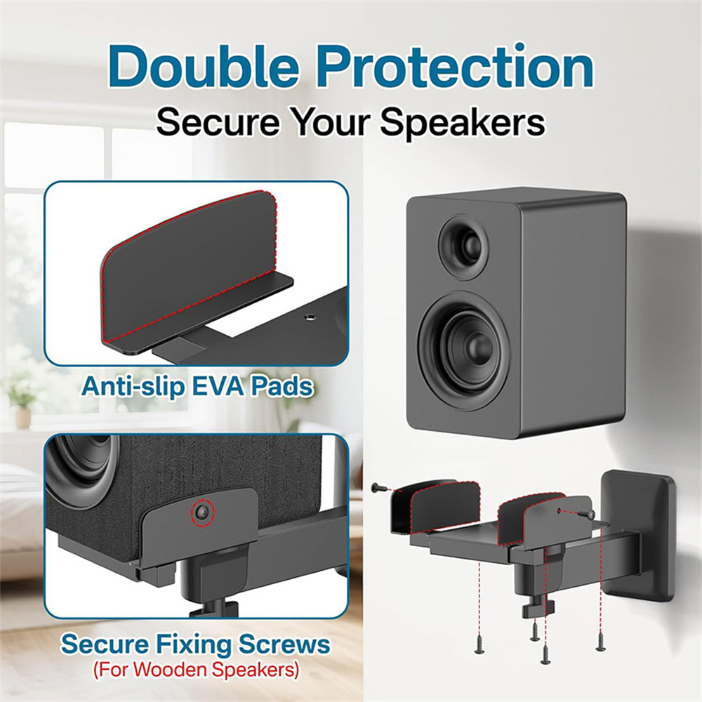 Double Clamp Speaker Wall Moun - Wall Mount Speaker review and price