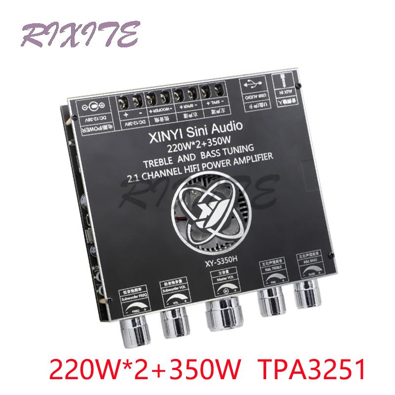 220W*2+350W Bluetooth 5.1 TPA3 - Home Cinema Bluetooth 5.1 review and price