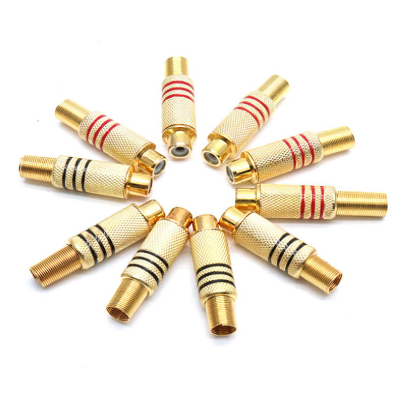 4PCS RCA Plug Gold Plated Sold - Home Cinema Choice review and price