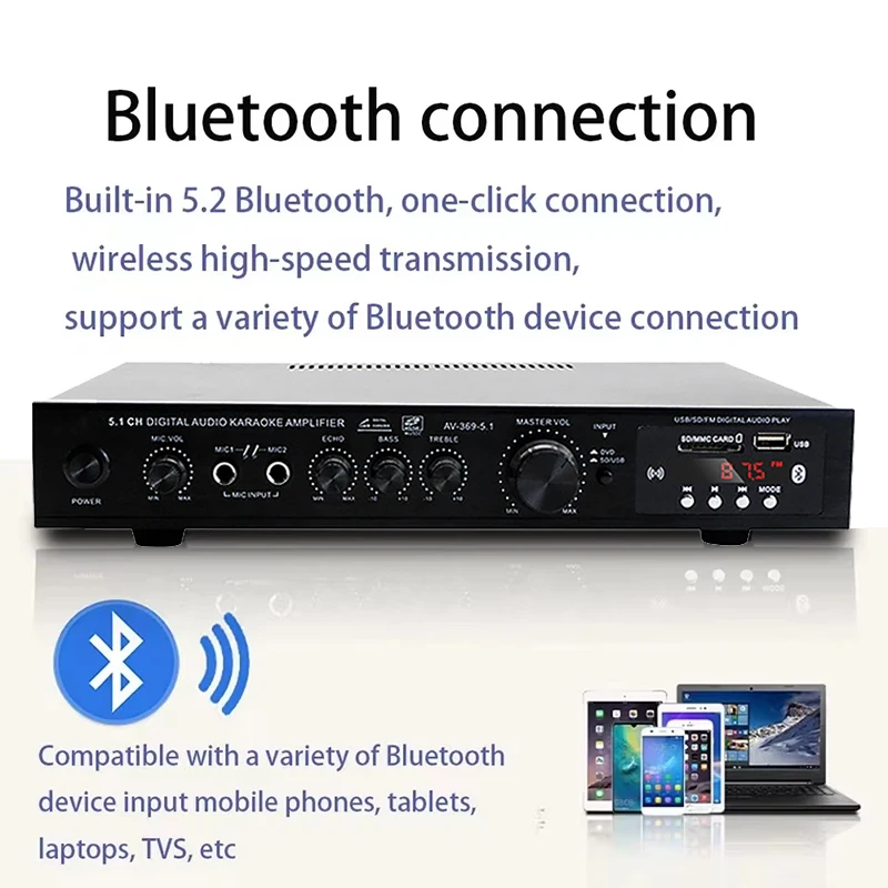AV-369BT Bluetooth 5.1 Sound S - Home Cinema Bluetooth 5.1 review and price